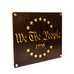 "WE THE PEOPLE" Limited Edition Steel Wall Art | 20" x 16" | Made in USA