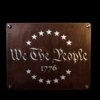 "WE THE PEOPLE" Limited Edition Steel Wall Art | 20" x 16" | Made in USA